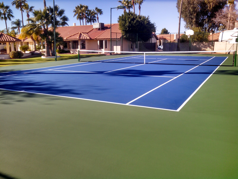 Residential Court Repair After